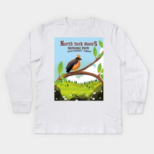 York Moors National Park Kids Long Sleeve T-Shirt